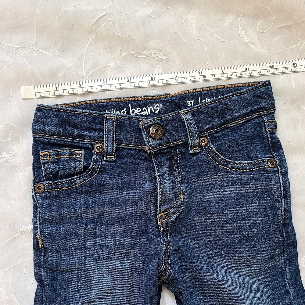 Jumping Beans Blue Straight Leg Jeans with Classic Style For Boys - Picture 5 of 8